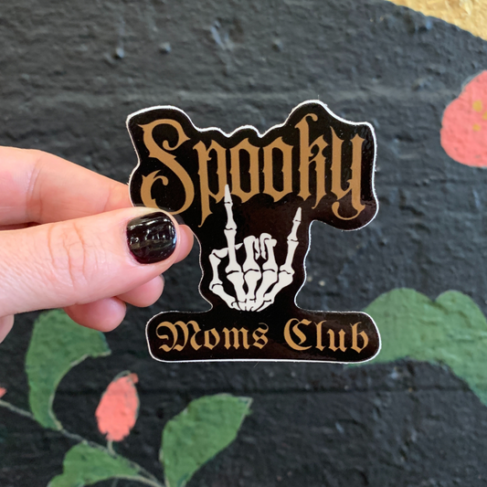 Spooky Moms Club Sticker | Vinyl Die Cut Decal