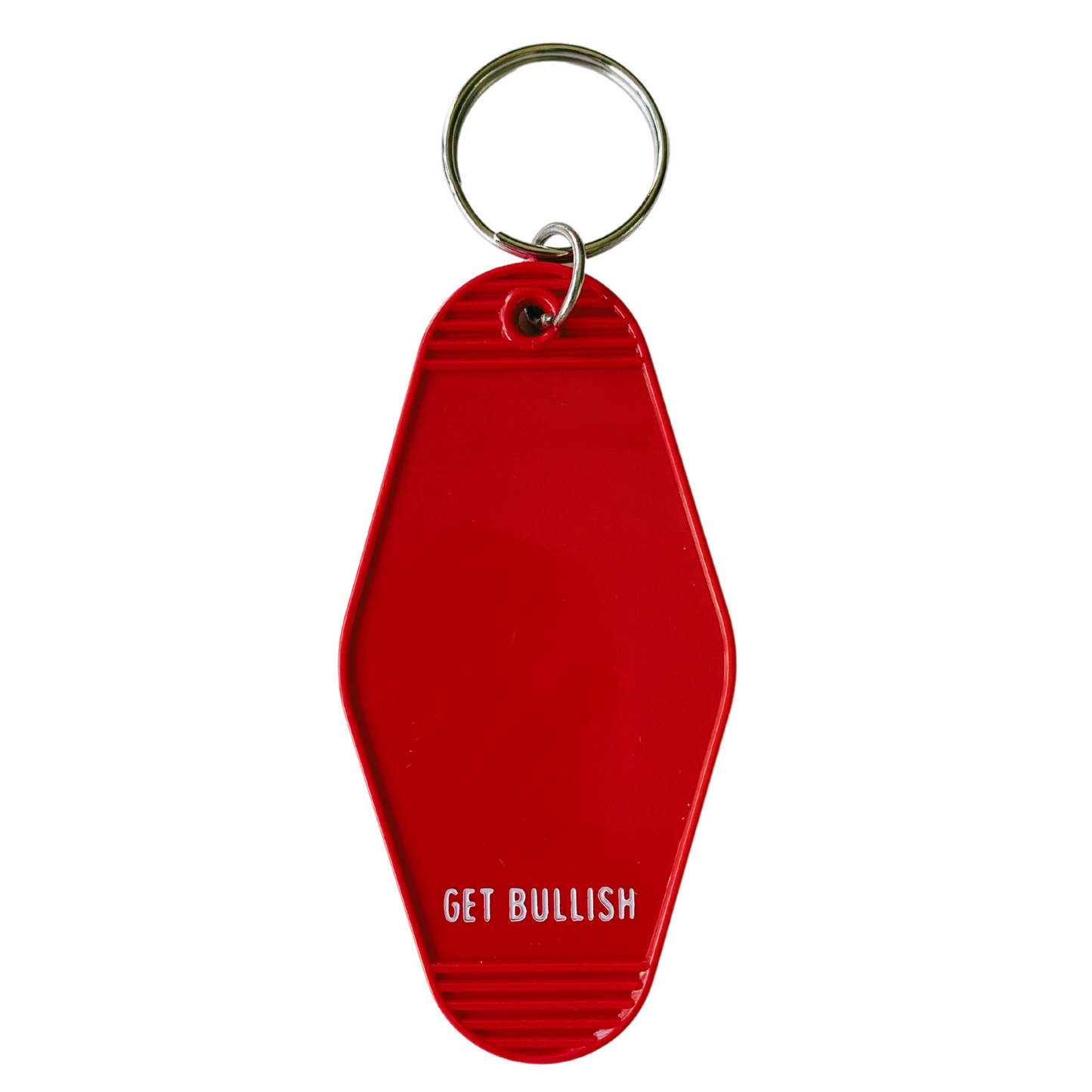 All I Got For Jesus's Birthday Christmas Motel Style Keychain in Red