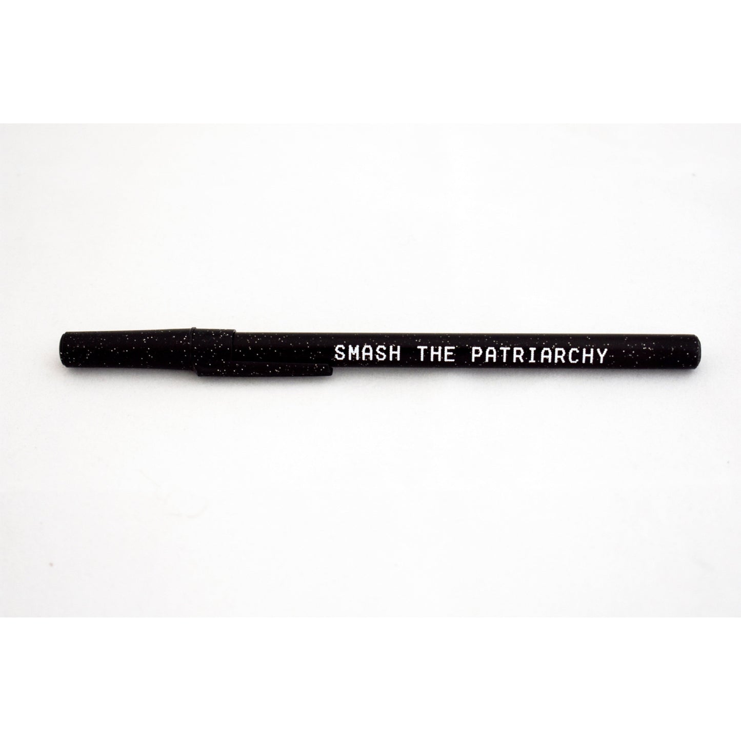 Smash the Patriarchy 6 Pens Black Sparkle Pen Pack